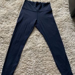Navy Blue Lululemon Align 28” ankle length
